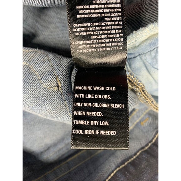 MEK Denim Bermuda Shorts Women's Size 32 Blue Brigitte Back Flap Pockets Stretch - Picture 10 of 11